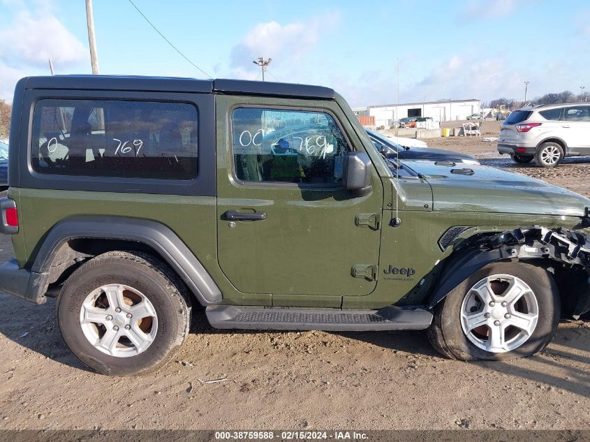 2022 Jeep Wrangler Sport S 4X4 VIN: 1C4HJXAGXNW133647 Lot: 38759588