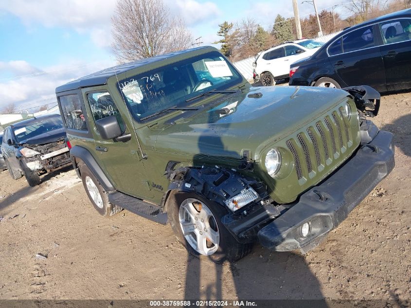 2022 Jeep Wrangler Sport S 4X4 VIN: 1C4HJXAGXNW133647 Lot: 38759588