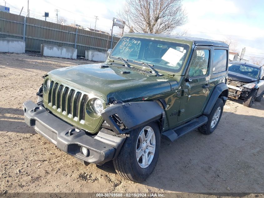 2022 Jeep Wrangler Sport S 4X4 VIN: 1C4HJXAGXNW133647 Lot: 38759588