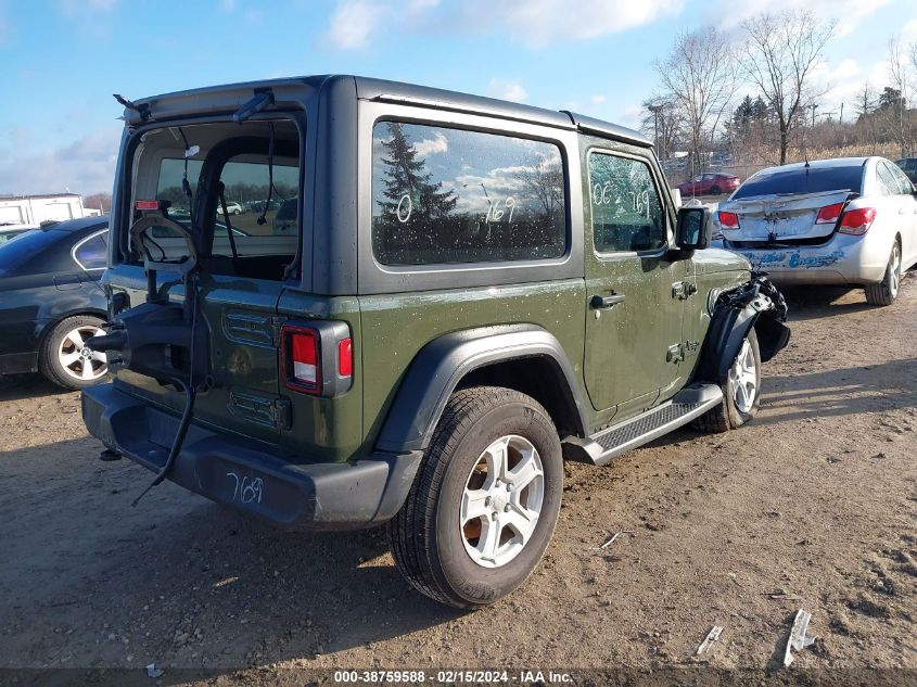 2022 Jeep Wrangler Sport S 4X4 VIN: 1C4HJXAGXNW133647 Lot: 38759588