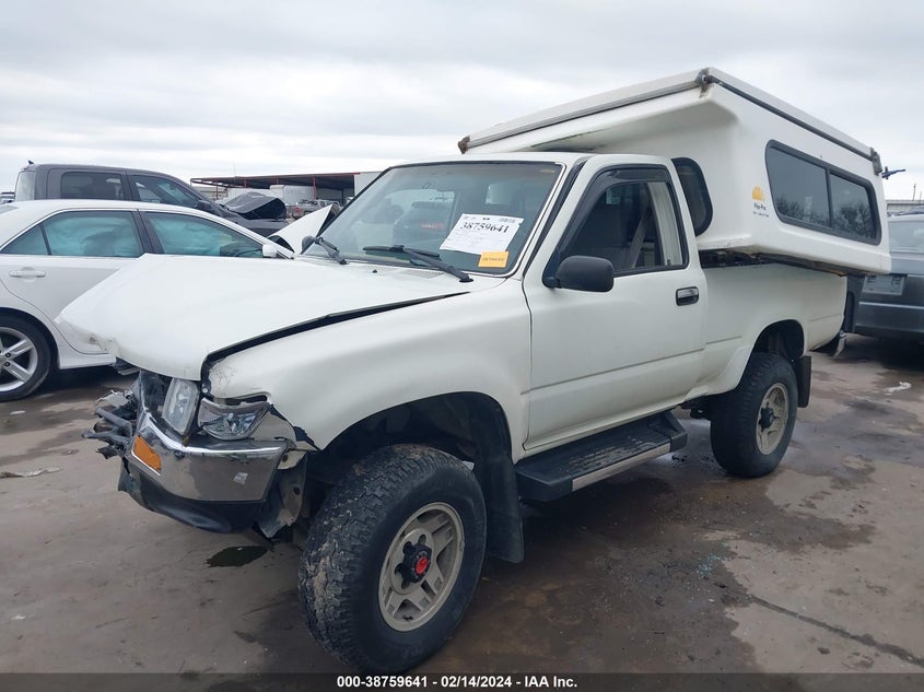 1994 Toyota Pickup 1/2 Ton Shrt Wheelbase/Dx VIN: JT4RN01P3R7063618 Lot: 38759641