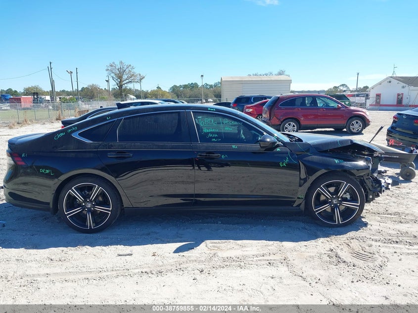 VIN 1HGCY2F5XPA069496 2023 HONDA ACCORD HYBRID SPORT