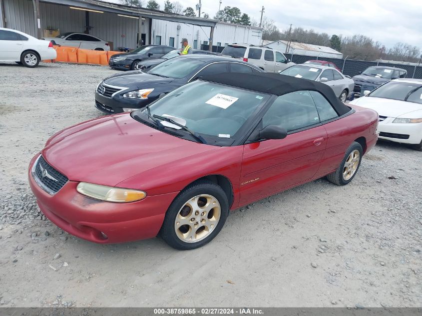 1999 Chrysler Sebring Jxi VIN: 3C3EL55H1XT560636 Lot: 38759865