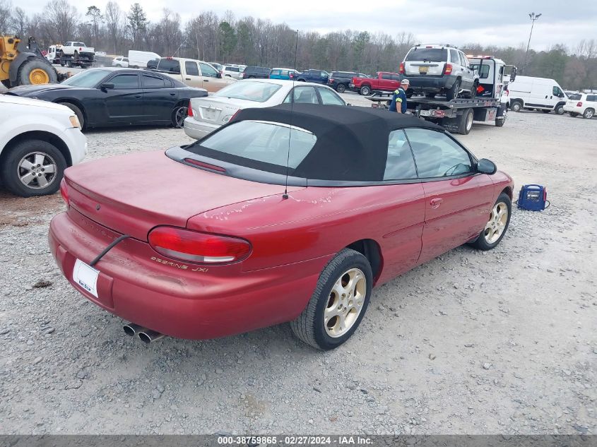 1999 Chrysler Sebring Jxi VIN: 3C3EL55H1XT560636 Lot: 38759865