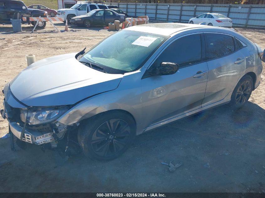 2017 Honda Civic Ex VIN: SHHFK7H52HU212021 Lot: 38760023