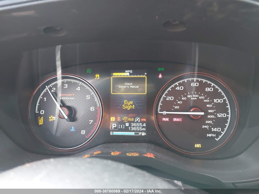 VIN JF2SKAJC7NH418101 2022 SUBARU FORESTER SPORT