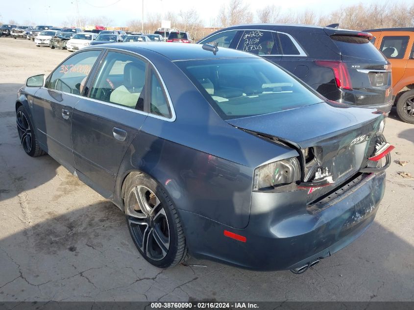2006 Audi S4 4.2 VIN: WAUGL78E76A022219 Lot: 38760090