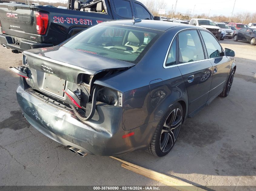 2006 Audi S4 4.2 VIN: WAUGL78E76A022219 Lot: 38760090