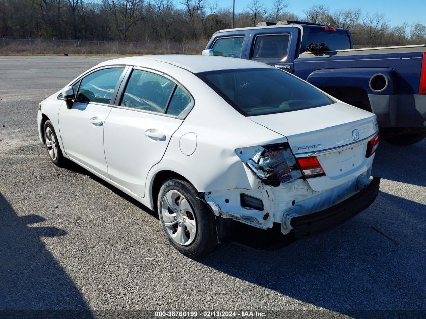 2015 Honda Civic Lx VIN: 19XFB2F59FE015079 Lot: 38760199