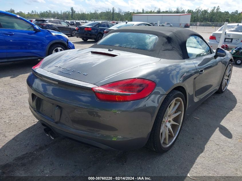 2014 Porsche Boxster S VIN: WP0CB2A84ES140233 Lot: 38760220