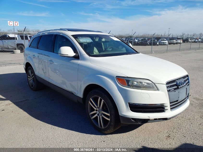 2007 Audi Q7 3.6 Premium VIN: WA1BY74L87D052360 Lot: 38760261