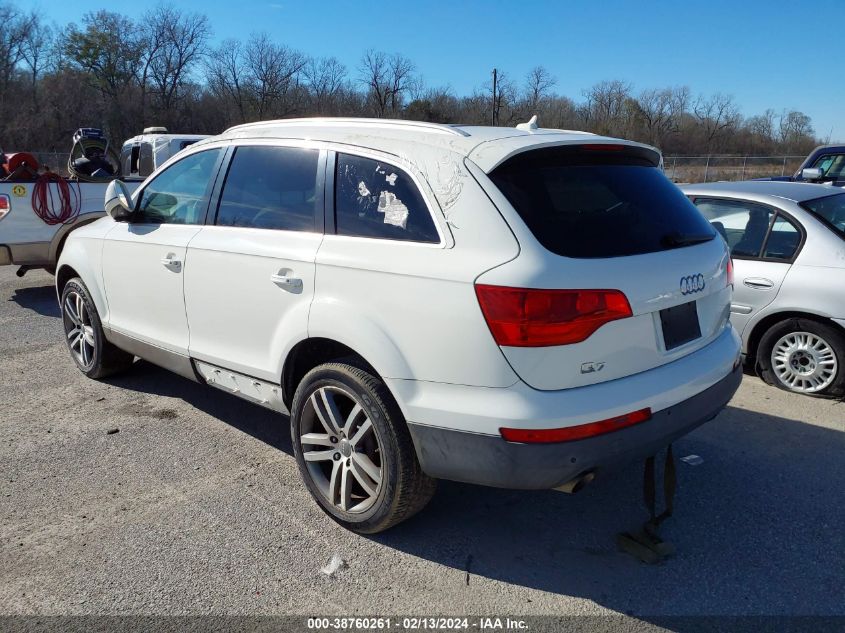 2007 Audi Q7 3.6 Premium VIN: WA1BY74L87D052360 Lot: 38760261