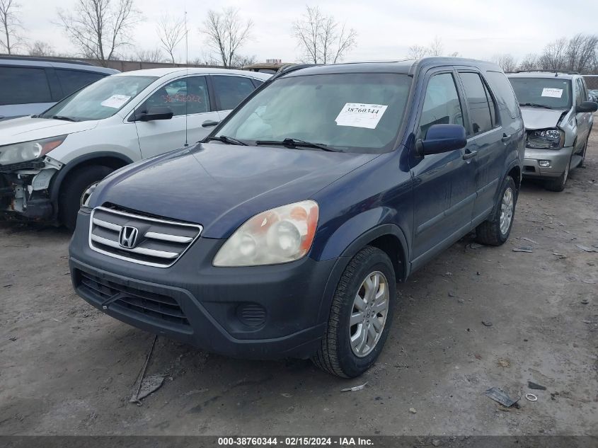 2006 Honda Cr-V Ex VIN: SHSRD78896U439912 Lot: 38760344