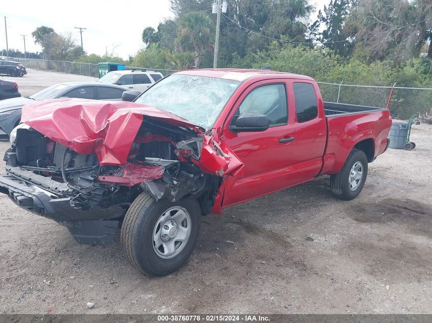 2023 TOYOTA TACOMA 2.7L I4   N(VIN: 3TYRX5GN8PT073369