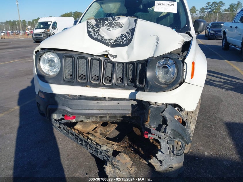 VIN ZACCJBCBXHPF91088 2017 JEEP RENEGADE TRAILHAWK