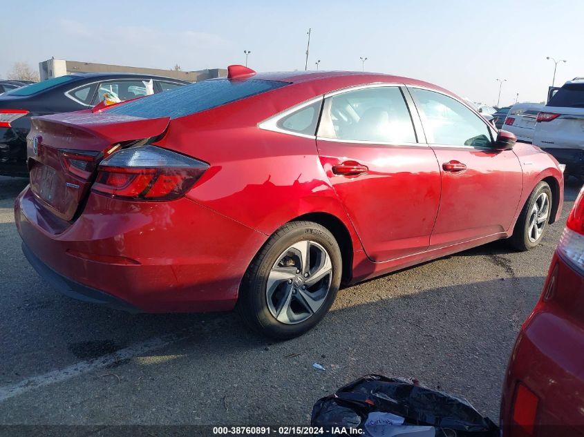 VIN 19XZE4F59NE015341 2022 HONDA INSIGHT EX