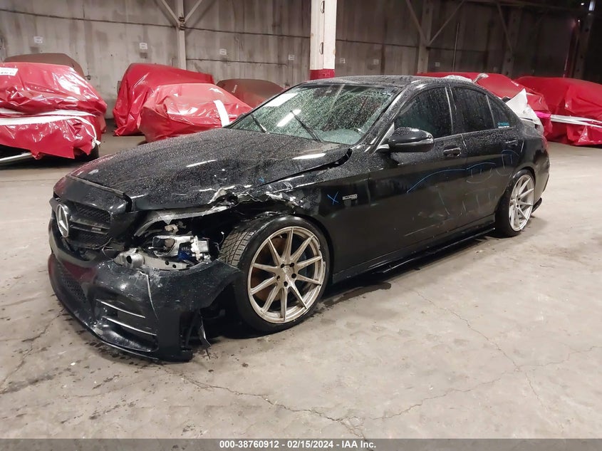 VIN 55SWF6EB7LU332222 2020 MERCEDES-BENZ AMG C 43 4MATIC