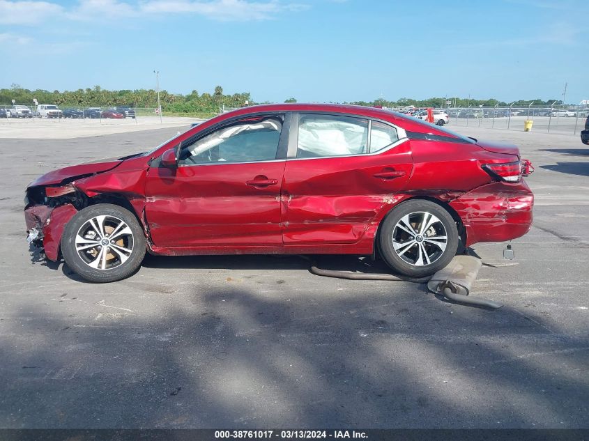 2022 Nissan Sentra Sv Xtronic Cvt VIN: 3N1AB8CV7NY265034 Lot: 38761017