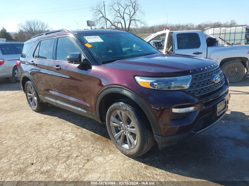 VIN 1FMSK7DH8NGC39463 2022 FORD EXPLORER XLT