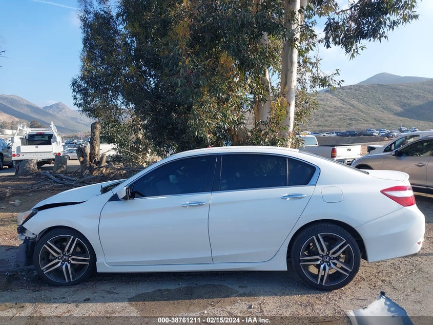 VIN 1HGCR2F58HA155081 2017 HONDA ACCORD SPORT