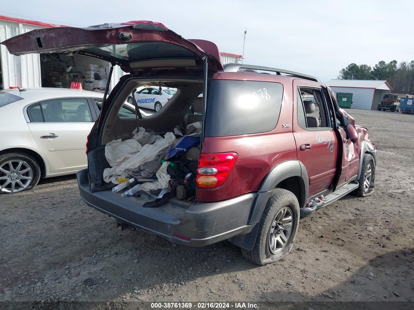 2004 Toyota Sequoia Sr5 V8 VIN: 5TDZT34A14S209379 Lot: 38761369
