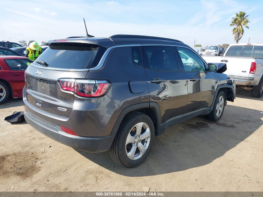 VIN 3C4NJCBB4MT527082 2021 JEEP COMPASS LATITUDE FWD