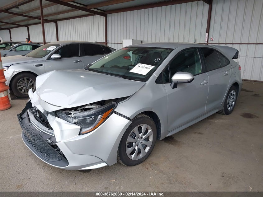 VIN 5YFEPMAE4MP262456 2021 TOYOTA COROLLA LE