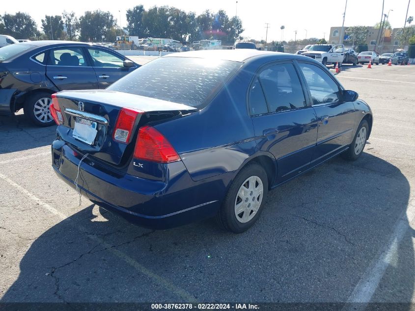 2003 Honda Civic Lx VIN: JHMES16523S000694 Lot: 38762378