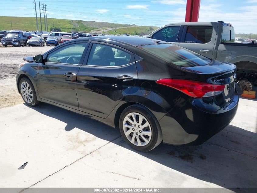 2012 Hyundai Elantra Gls VIN: 5NPDH4AE6CH116001 Lot: 38762382