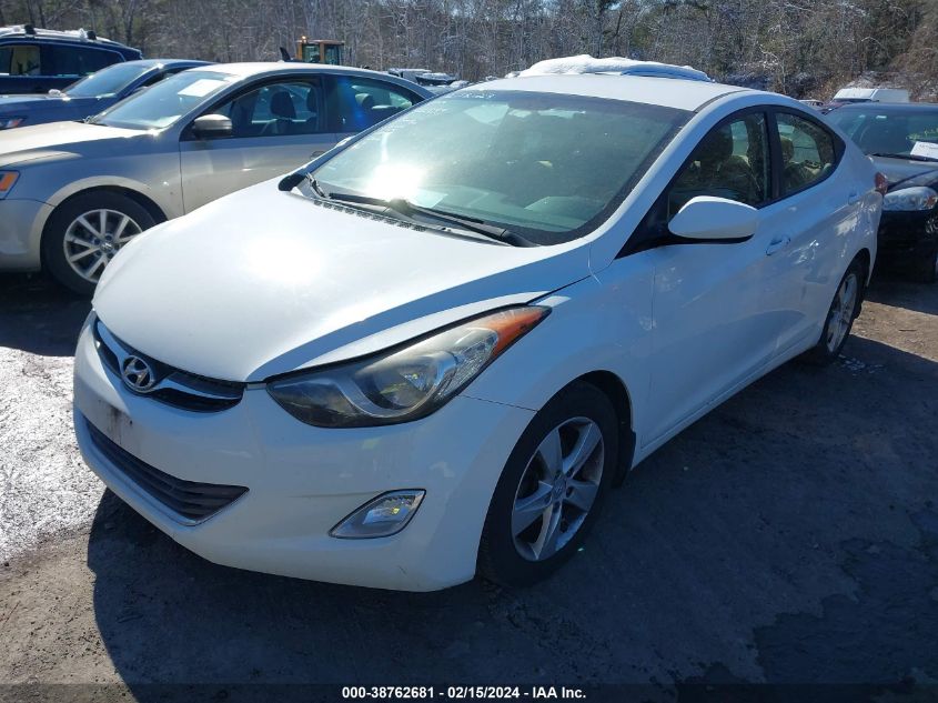 2013 Hyundai Elantra Gls VIN: 5NPDH4AE6DH421144 Lot: 38762681