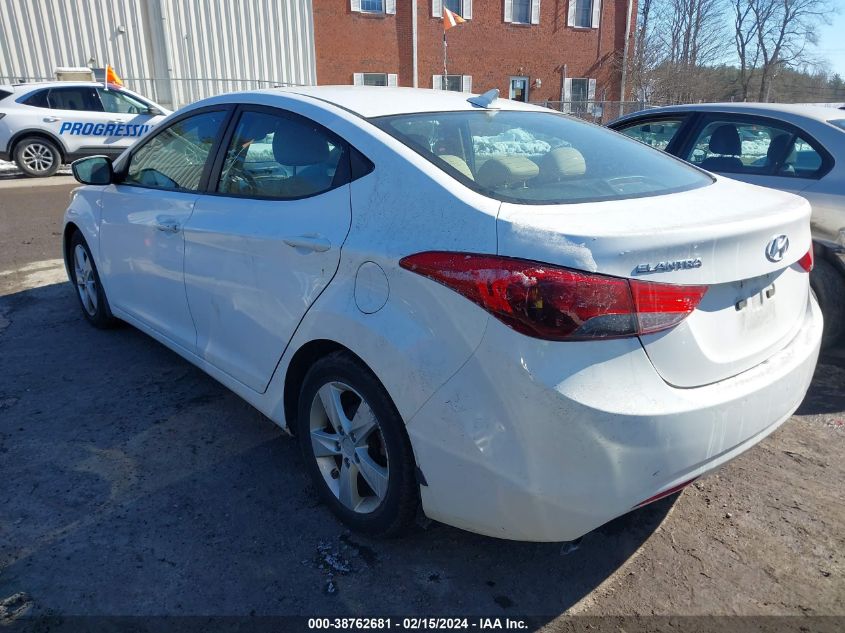 2013 Hyundai Elantra Gls VIN: 5NPDH4AE6DH421144 Lot: 38762681