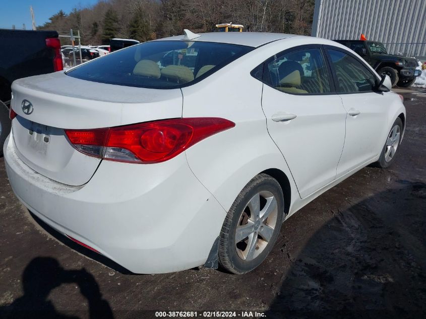 2013 Hyundai Elantra Gls VIN: 5NPDH4AE6DH421144 Lot: 38762681