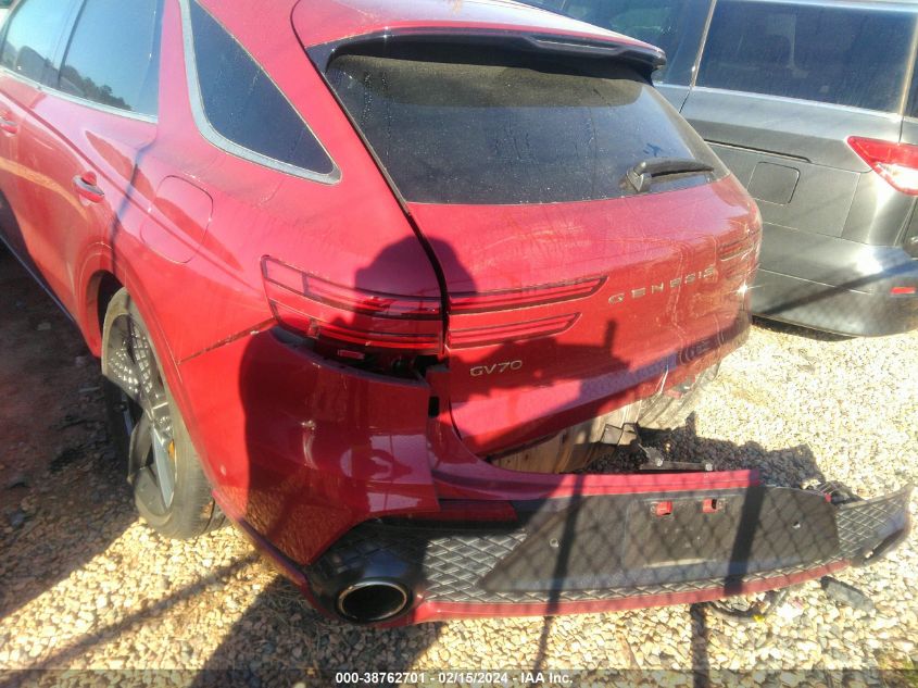 2022 Genesis Gv70 3.5T Awd Sport VIN: KMUMCDTC8NU011041 Lot: 38762701