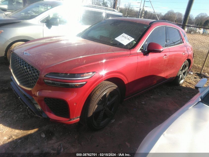 2022 Genesis Gv70 3.5T Awd Sport VIN: KMUMCDTC8NU011041 Lot: 38762701