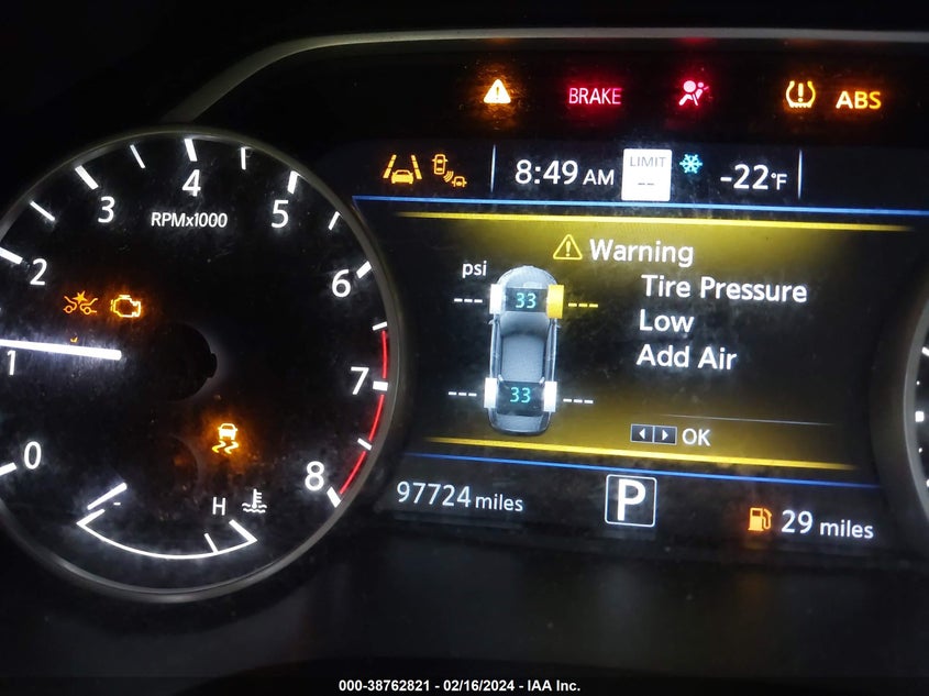 2020 NISSAN MAXIMA SV - 1N4AA6CV2LC361721