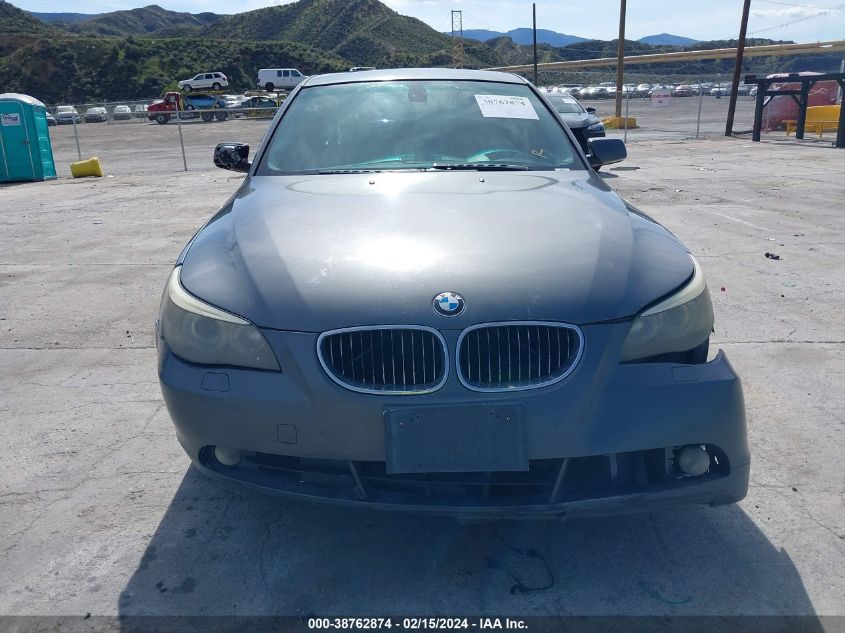 2006 BMW 530I VIN: WBANE73546CM38547 Lot: 38762874