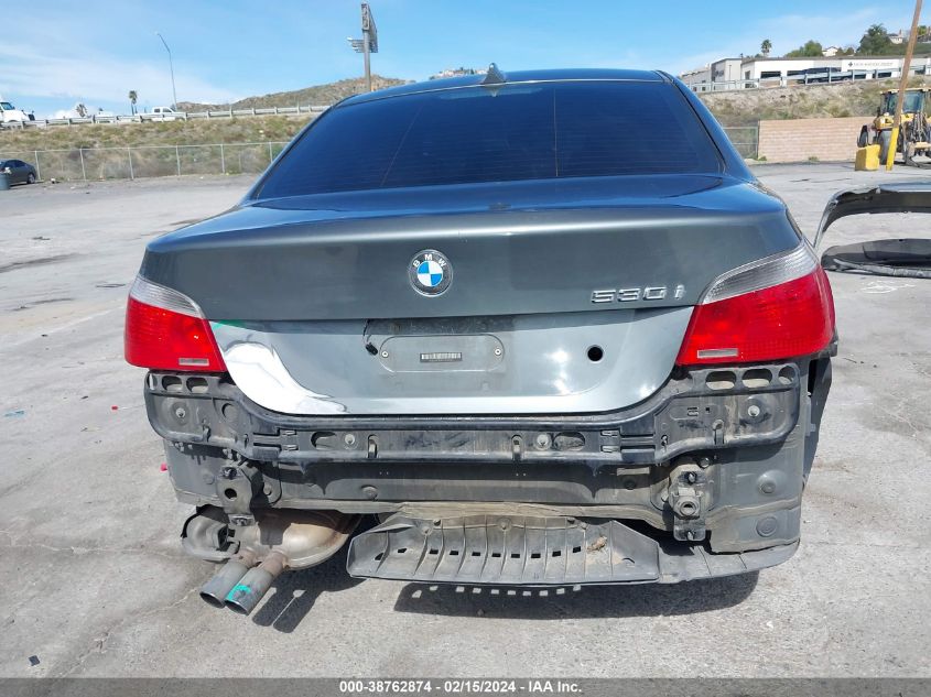 2006 BMW 530I VIN: WBANE73546CM38547 Lot: 38762874