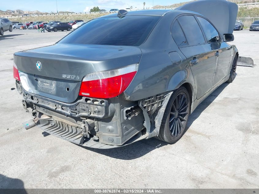 2006 BMW 530I VIN: WBANE73546CM38547 Lot: 38762874