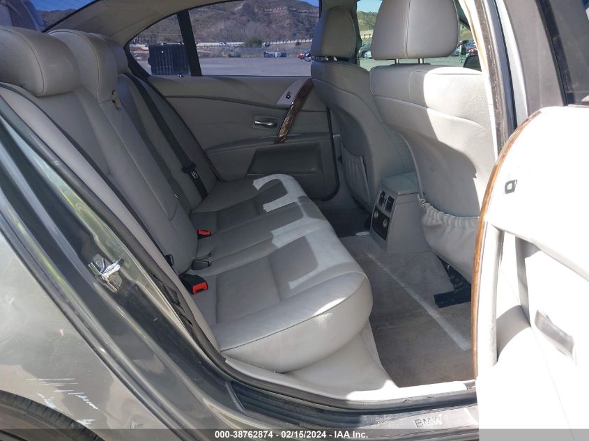 2006 BMW 530I VIN: WBANE73546CM38547 Lot: 38762874