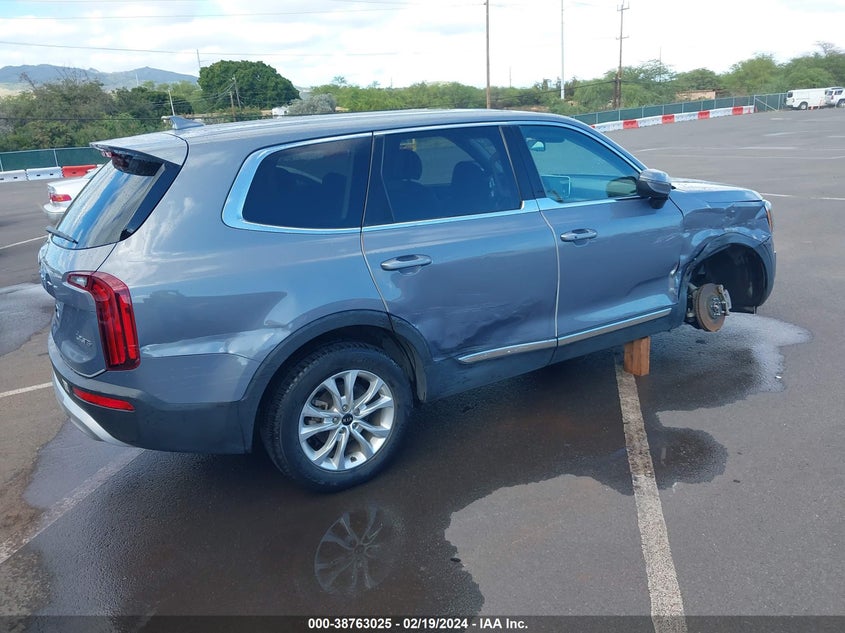 2020 Kia Telluride Lx VIN: 5XYP24HC7LG077526 Lot: 38763025