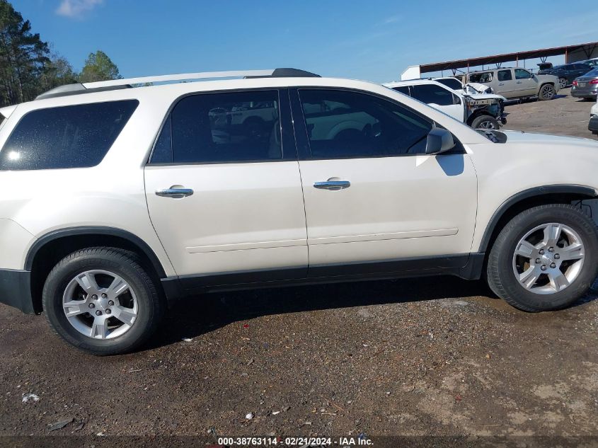 2011 GMC Acadia Sle VIN: 1GKKRPEDXBJ319958 Lot: 38763114