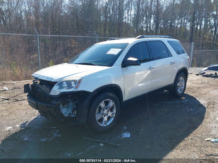 2011 GMC Acadia Sle VIN: 1GKKRPEDXBJ319958 Lot: 38763114