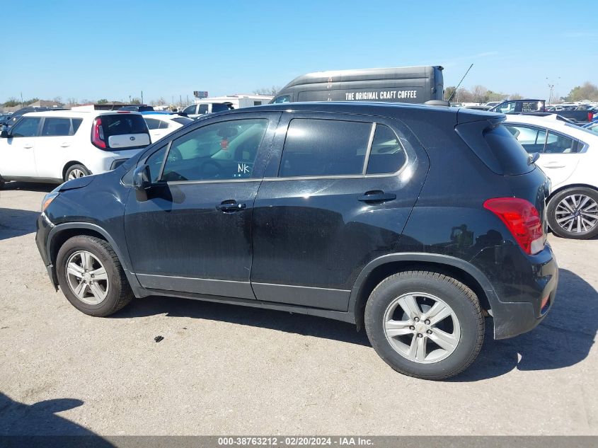 2020 Chevrolet Trax Fwd Ls VIN: KL7CJKSB2LB325405 Lot: 38763212