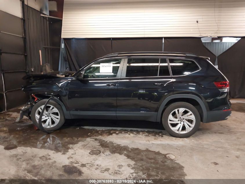 2021 Volkswagen Atlas 3.6L V6 Se W/Technology VIN: 1V2KR2CA2MC556800 Lot: 38763593