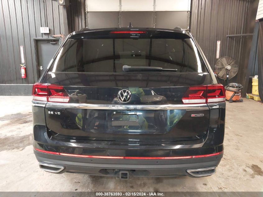 2021 Volkswagen Atlas 3.6L V6 Se W/Technology VIN: 1V2KR2CA2MC556800 Lot: 38763593