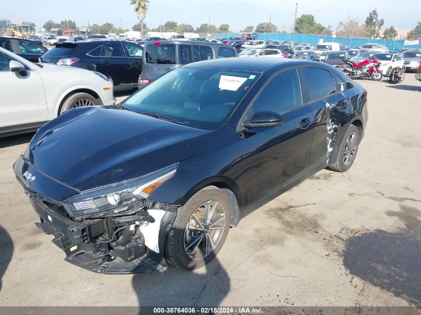 2022 Kia Forte Lxs VIN: 3KPF24AD8NE499156 Lot: 38764036