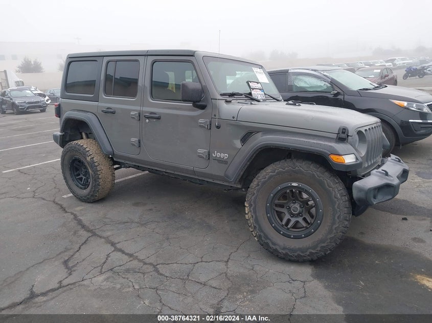 2020 JEEP WRANGLER UNLIMITED SPORT - 1C4HJXDG3LW284421