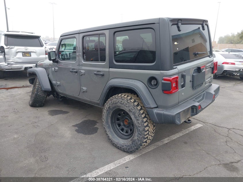 2020 JEEP WRANGLER UNLIMITED SPORT - 1C4HJXDG3LW284421