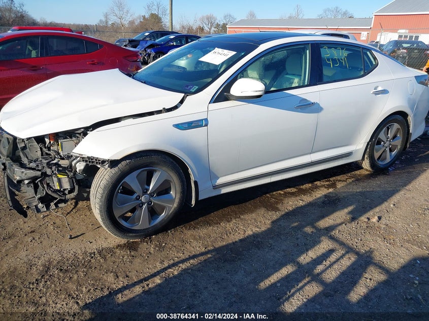 2014 KIA OPTIMA HYBRID EX - KNAGN4AD7E5065508