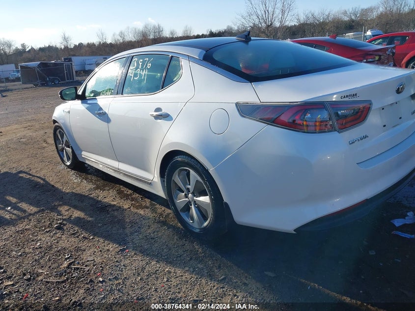 2014 KIA OPTIMA HYBRID EX - KNAGN4AD7E5065508